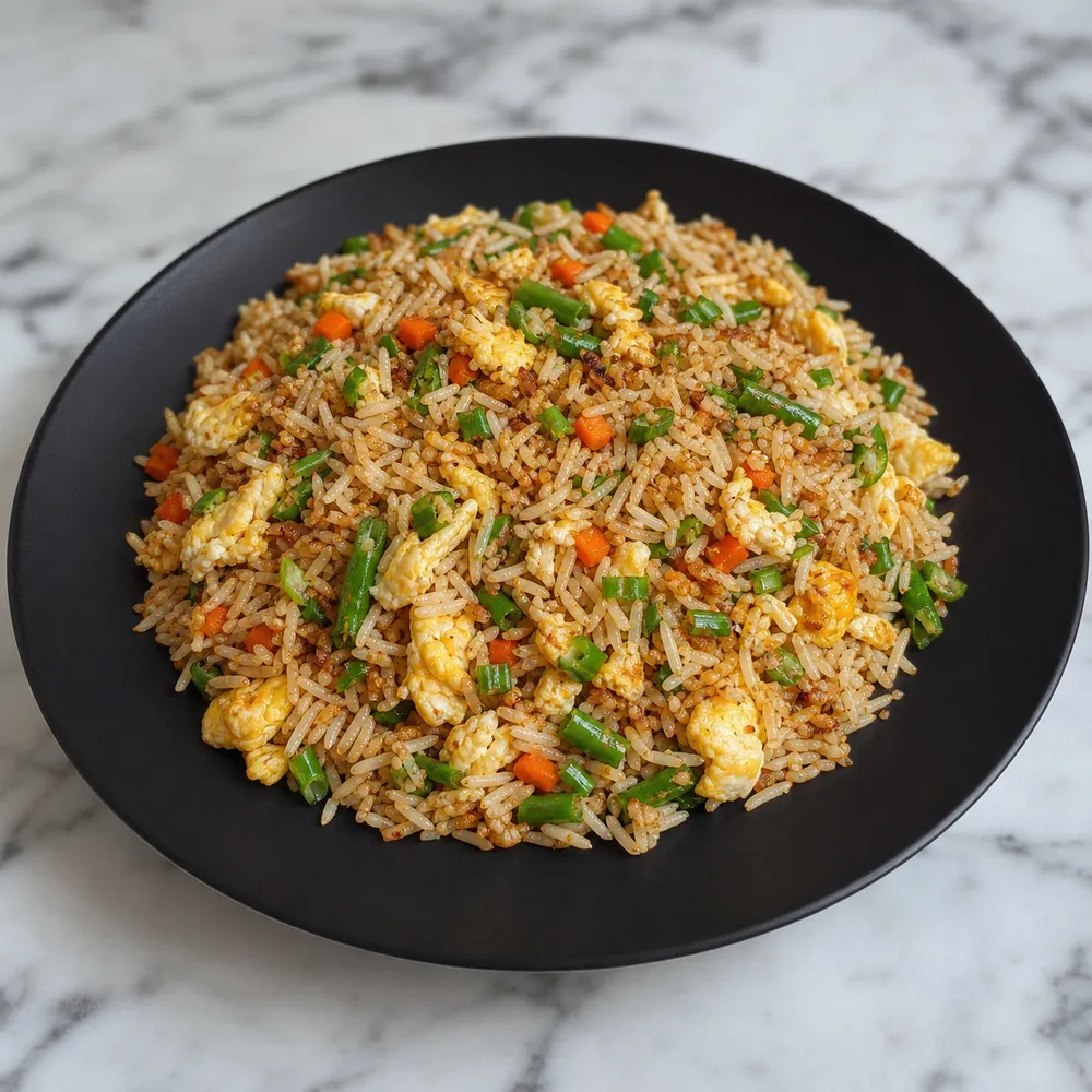 Egg Fried Rice (Burnt Garlic, No Extra Chicken)