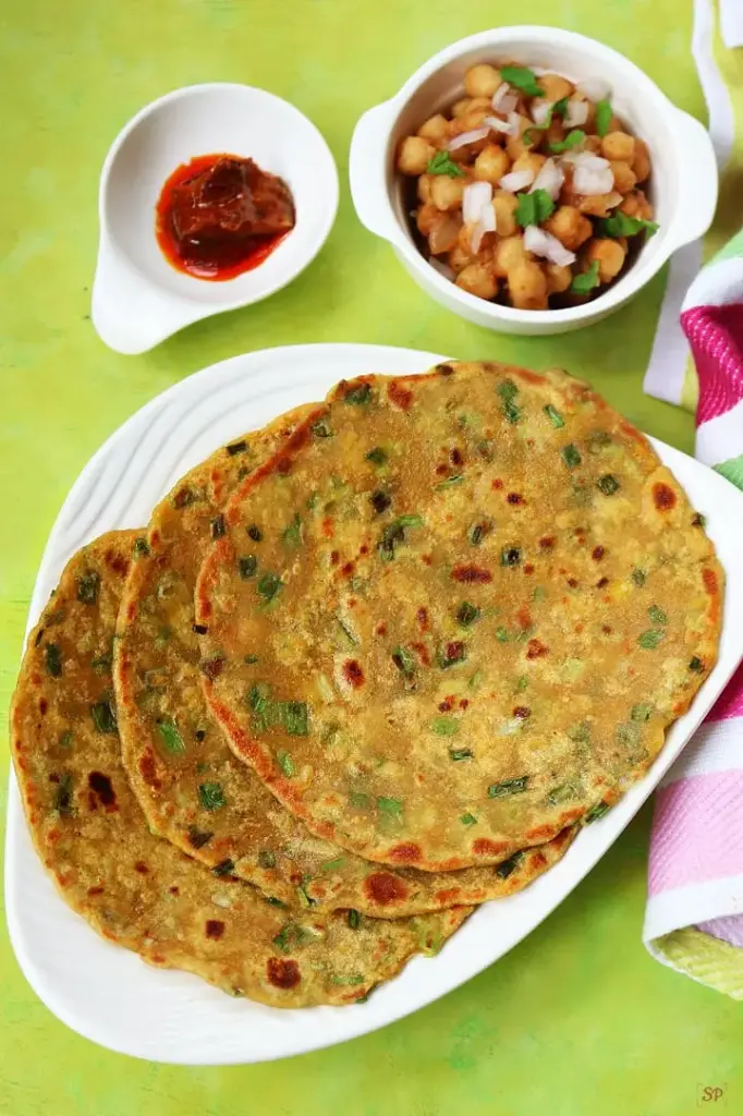 Onion Paratha (No Butter)