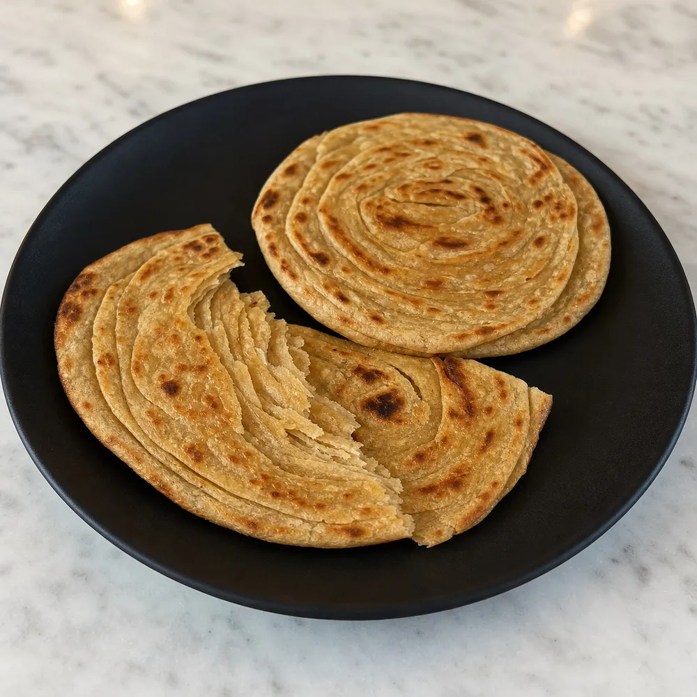 Laccha Paratha (No Butter)