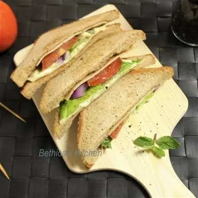 Chicken Salami Sandwich (No Extra Cheese, No French Fries, No Extra Chicken)