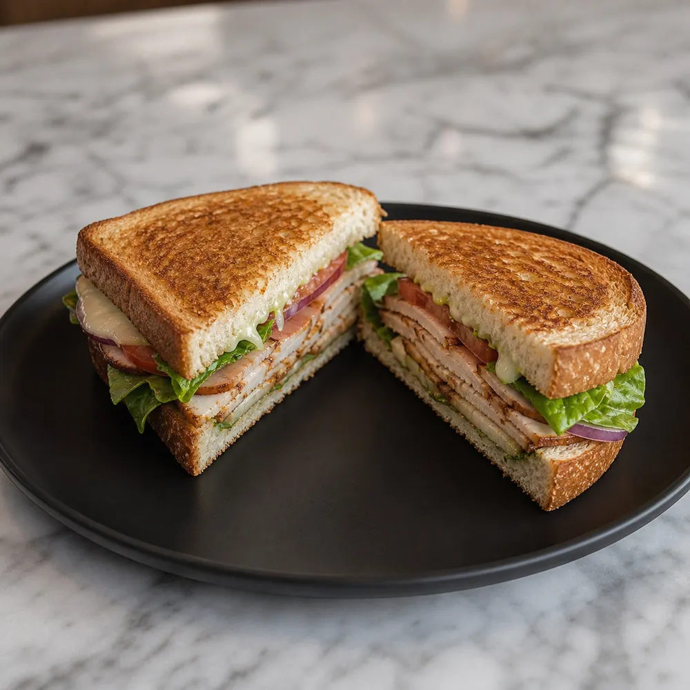 Chicken Salami Sandwich (No Extra Cheese, No French Fries, No Extra Chicken)