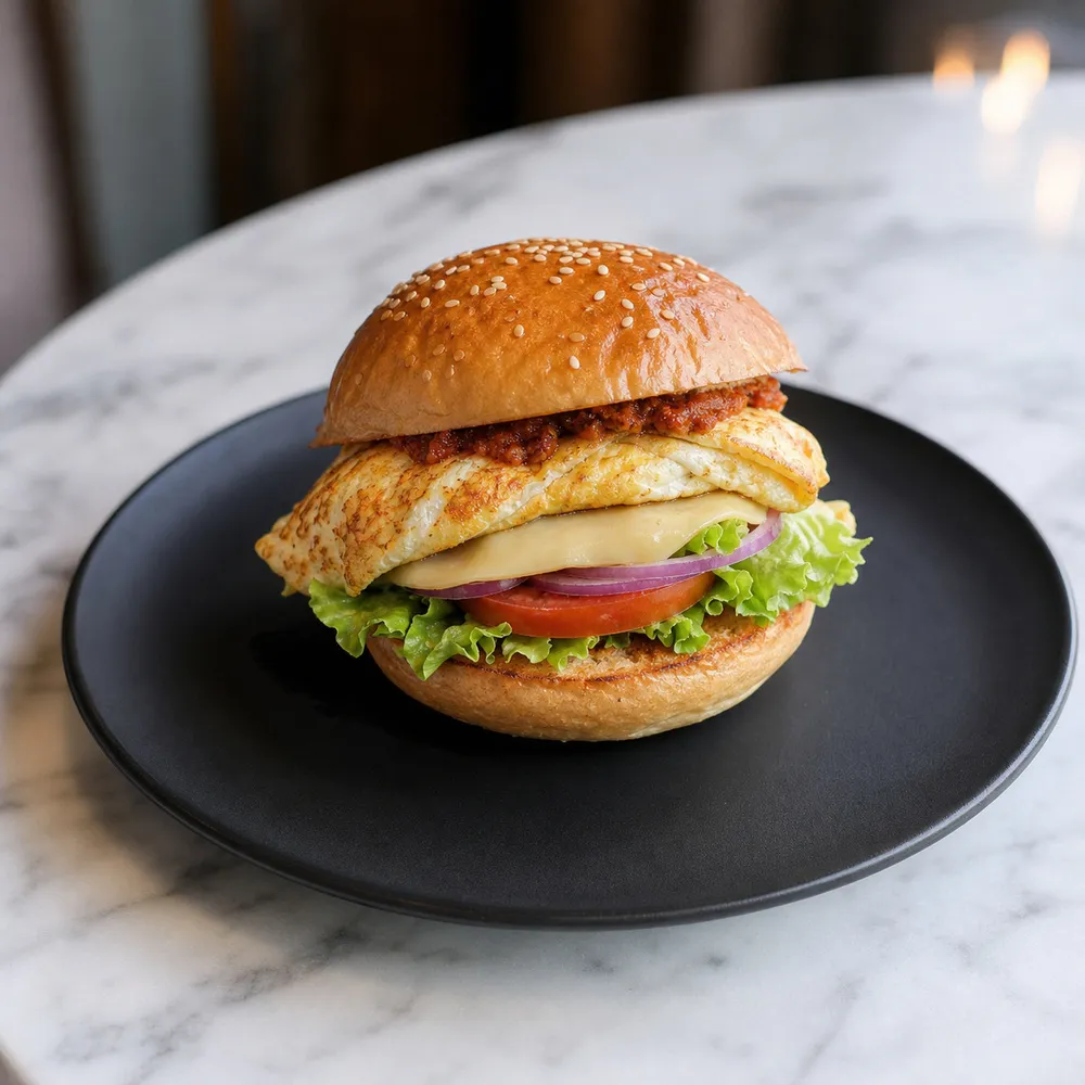 Anda Angara Melt Burger (No Extra Cheese, No French Fries)