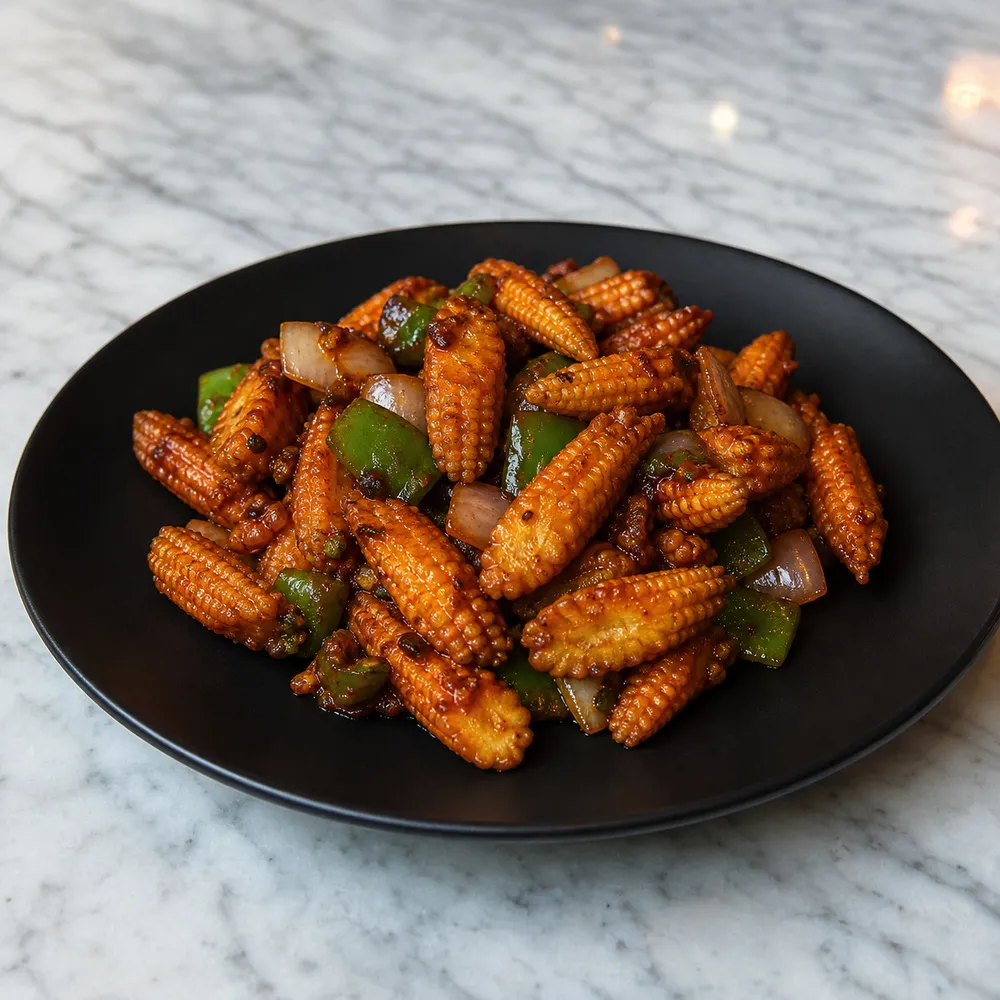 Babycorn Chilli   (Dry)