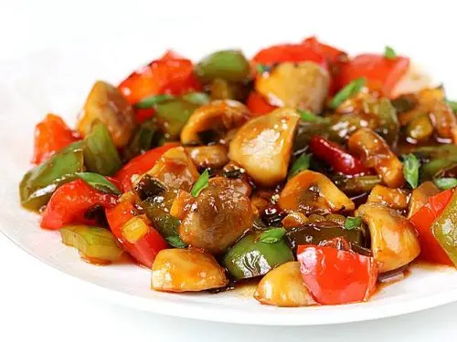 Mushroom Chilli   