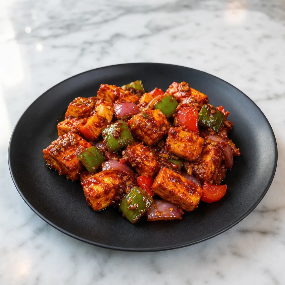 Shezwan Paneer  (Dry)