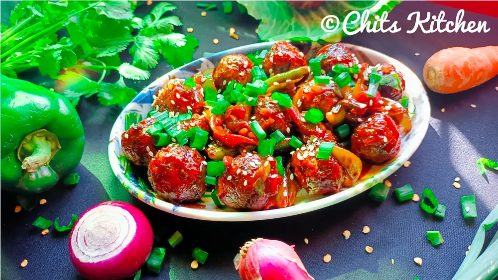 Veg Manchurian  (Dry)