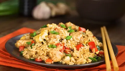 Chicken Fried Rice  (Burnt Garlic, No Extra Chicken)