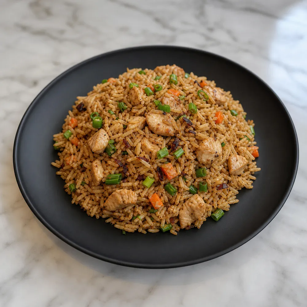 Chicken Fried Rice  (Burnt Garlic, No Extra Chicken)