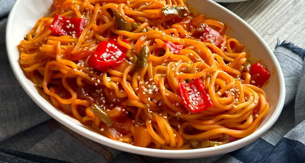 Indonesian Sweet and Sour Noodles (Burnt Garlic, No Extra Chicken)