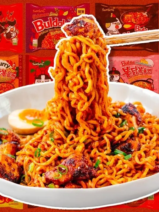 Korean Buldak Fire Noodles 