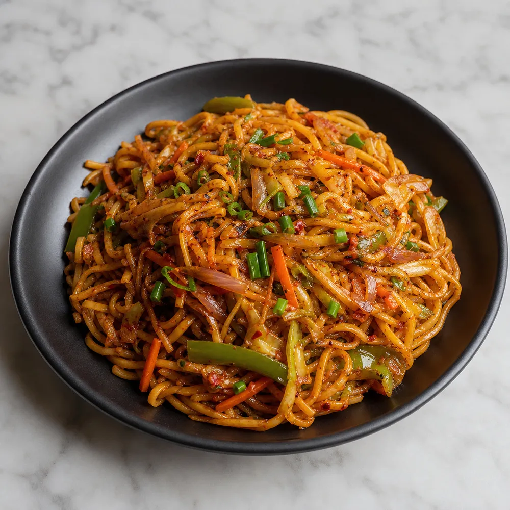 Nepalese Spicy Noodles   (Burnt Garlic, No Extra Chicken)