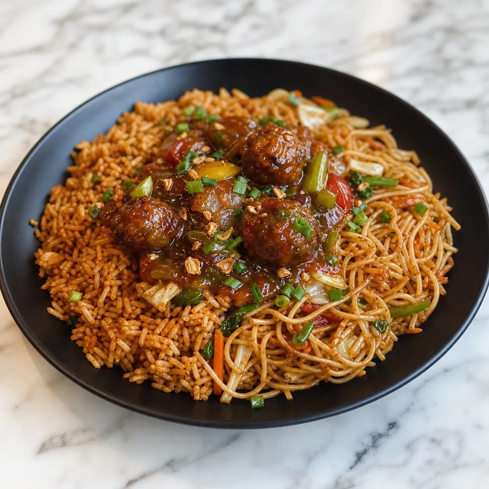 Triple Rice   (Burnt Garlic, No Extra Chicken)