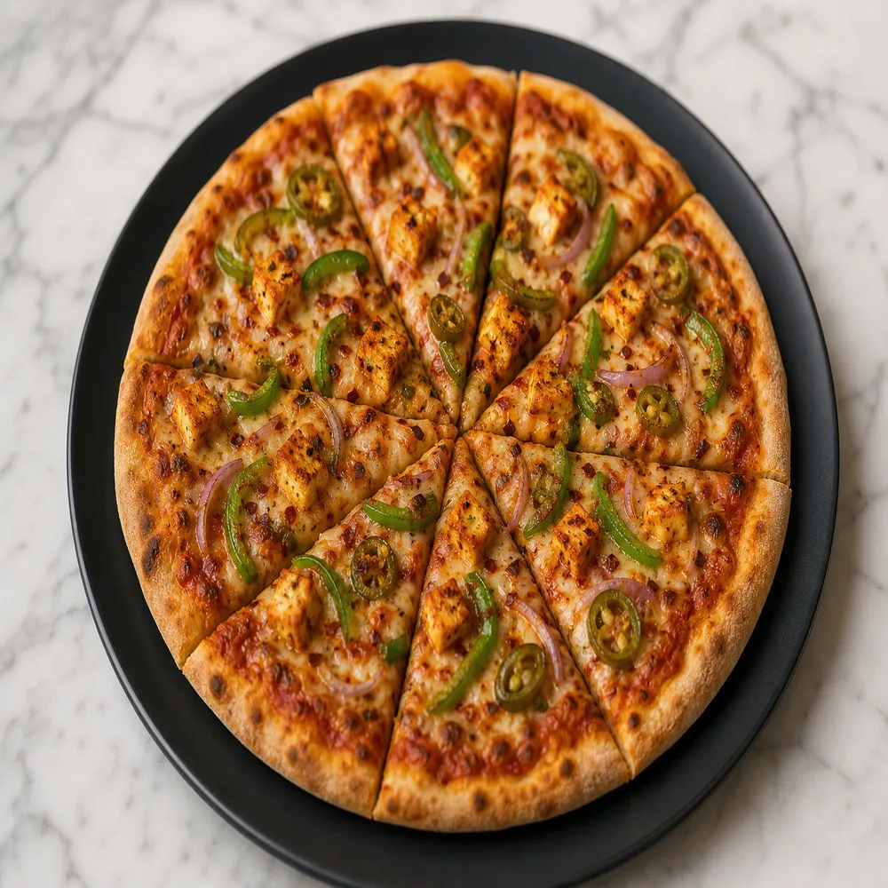 Spicy Paneer Pizza