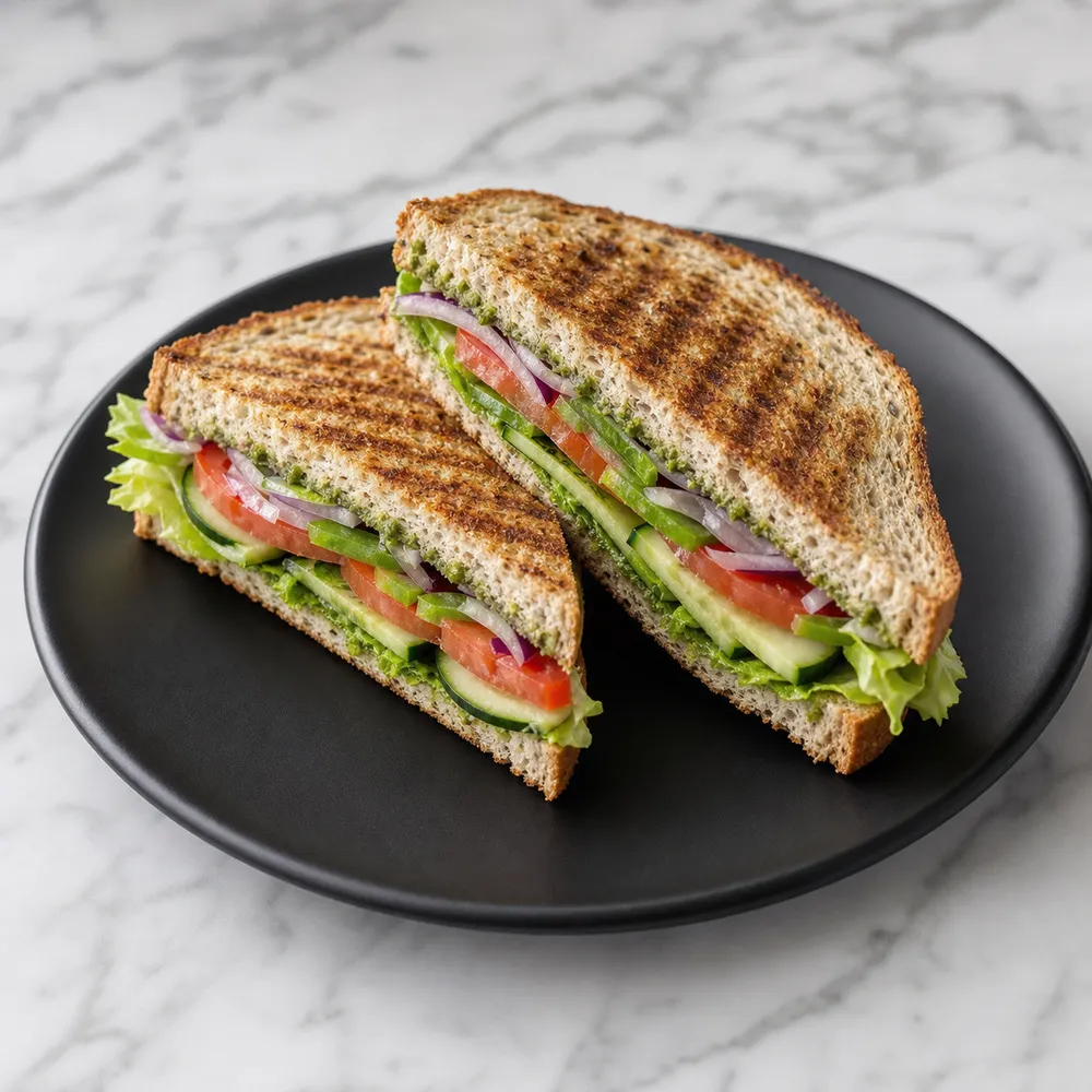 Garden Fresh Sandwich  (No Extra Cheese, No French Fries, No Extra Chicken)