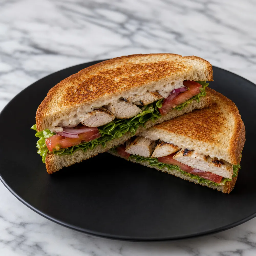 Grilled Chicken Sandwich  (No Extra Cheese, No French Fries, No Extra Chicken)