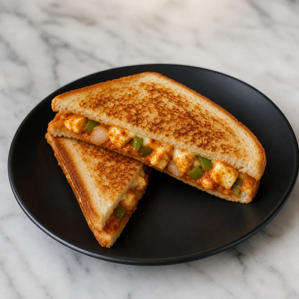 Grilled Paneer Sandwich  (No Extra Cheese, No French Fries, No Extra Chicken)