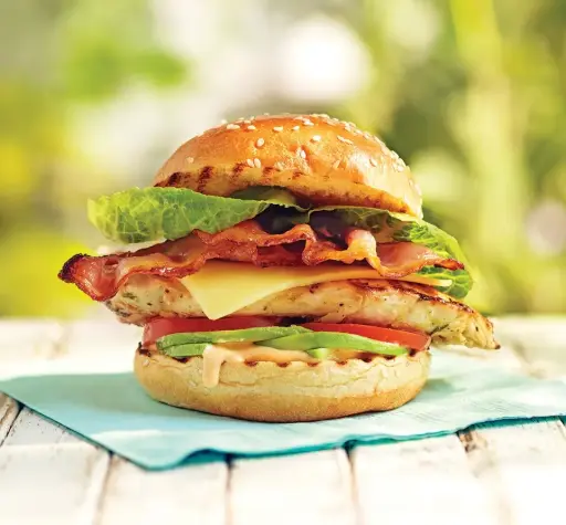 Chicken Club Burger
