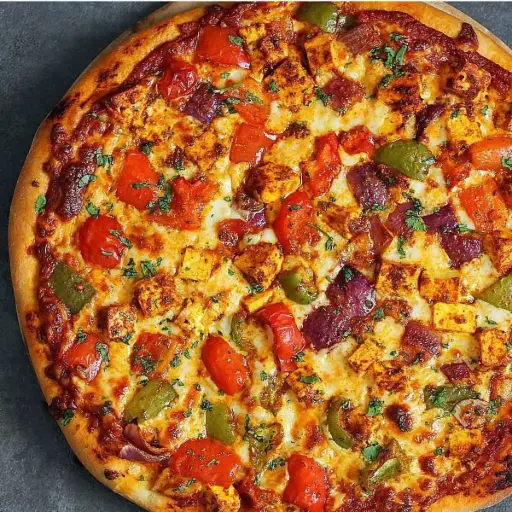 Spicy Paneer Pizza