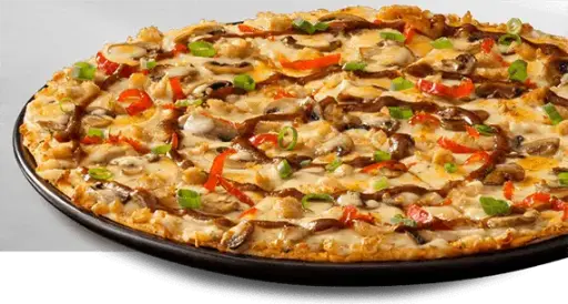 Spicy Chicken Mushroom Pizza