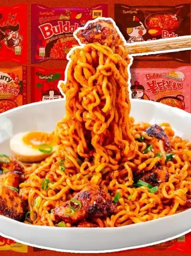 Korean Buldak Fire Noodles 